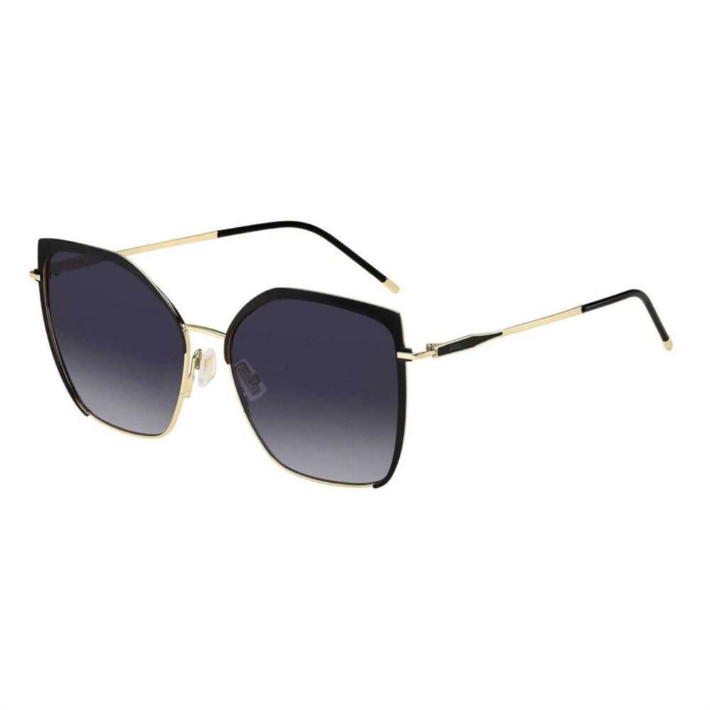 Boss Womens/Ladies Round Cat Eye Sunglasses / Gold/Black